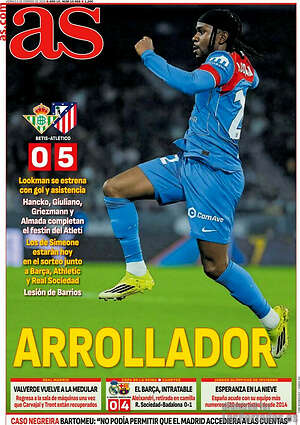 Portada diario AS