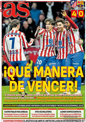 Portada diario AS