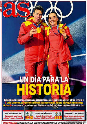 Portada diario AS