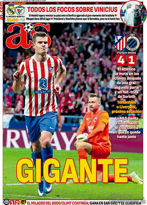 Portada diario AS