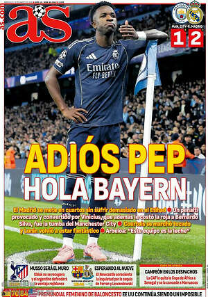 Portada diario AS
