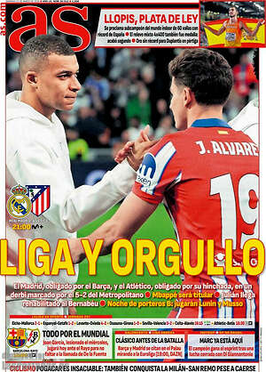 Portada diario AS