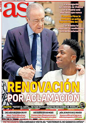 Portada diario AS