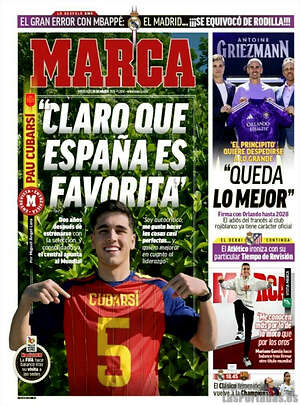 Portada diario Marca