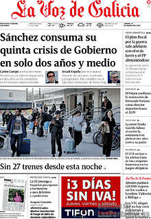 Periodico La Voz de Galicia