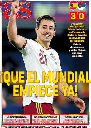 Portada diario AS