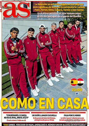 Portada diario AS