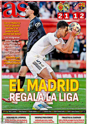 Portada diario AS