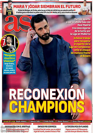 Portada diario AS