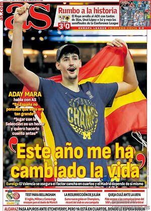 Portada diario AS