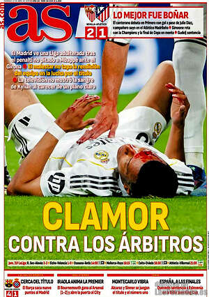Portada diario AS