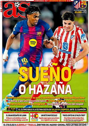 Portada diario AS