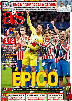 Portada diario AS