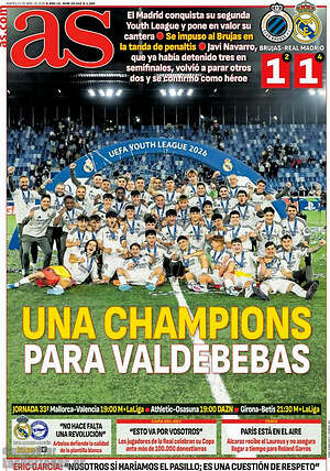 Portada diario AS