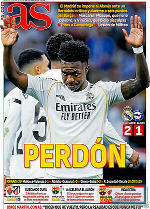 Portada diario AS