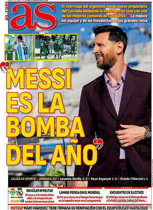 Portada diario AS