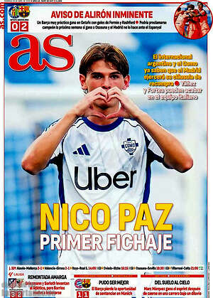 Portada diario AS