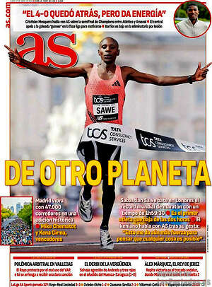 Portada diario AS