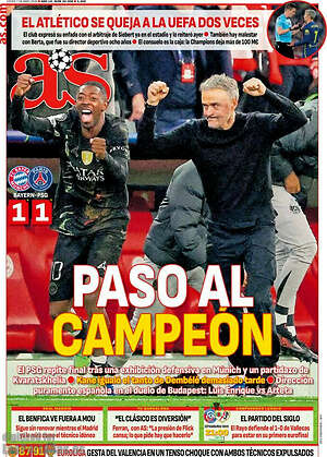 Portada diario AS
