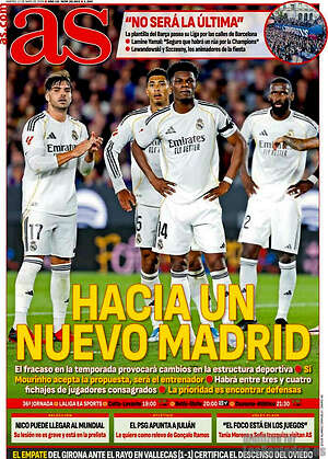 Portada diario AS