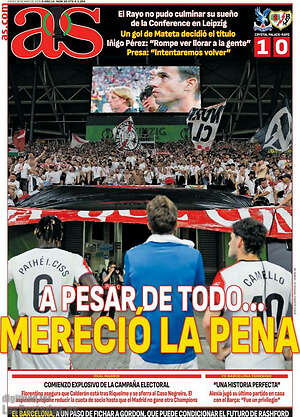 Portada diario AS