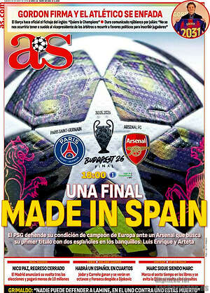 Portada diario AS