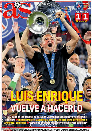 Portada diario AS
