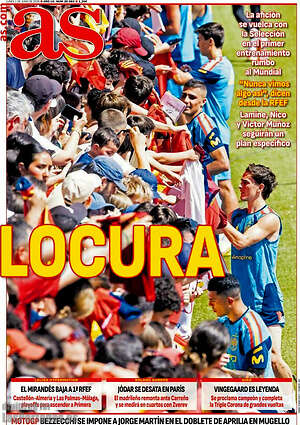 Portada diario AS