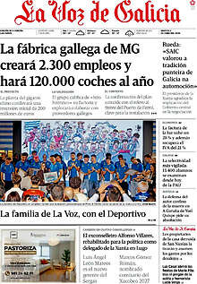 Periodico La Voz de Galicia