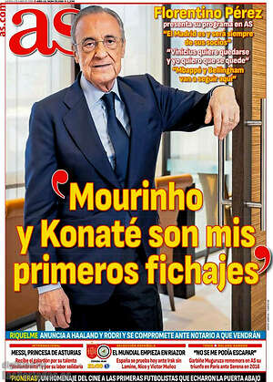 Portada diario AS