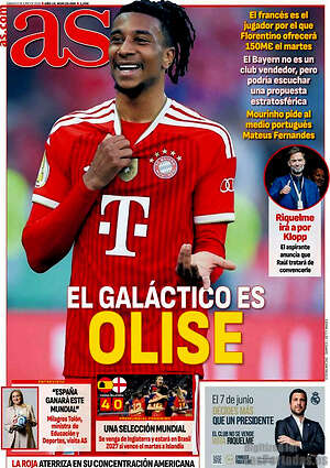 Portada diario AS
