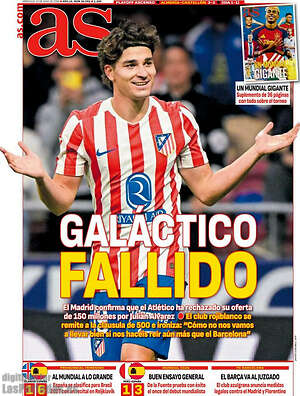 Portada diario AS