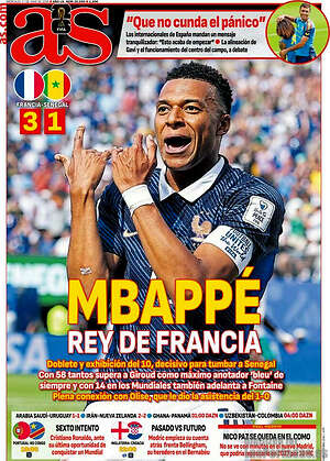Portada diario AS