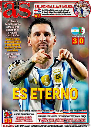 Portada diario AS