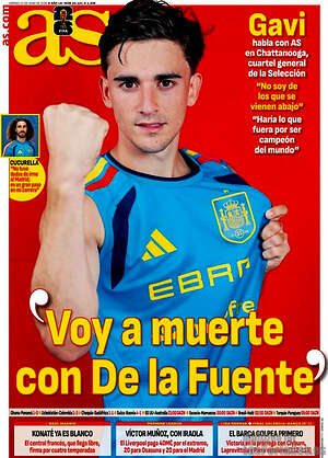 Portada diario AS