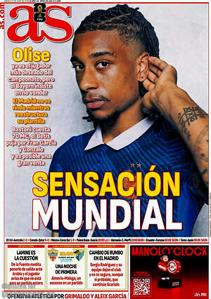 Portada diario AS