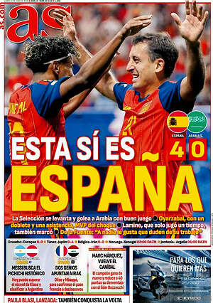 Portada diario AS