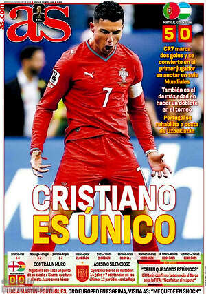 Portada diario AS