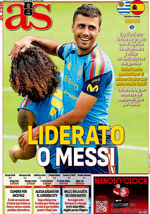Portada diario AS