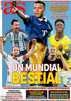 Portada diario AS