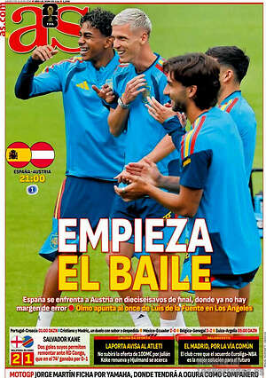 Portada diario AS