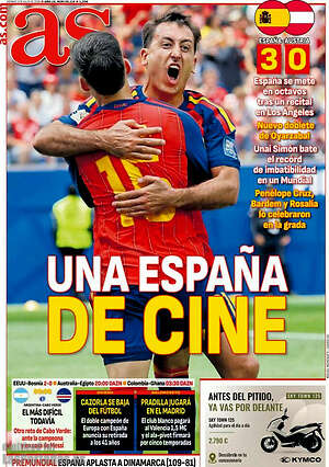Portada diario AS