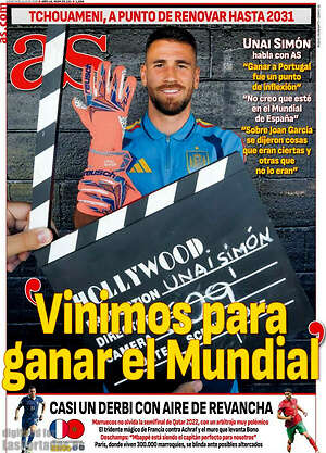 Portada diario AS