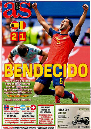 Portada diario AS