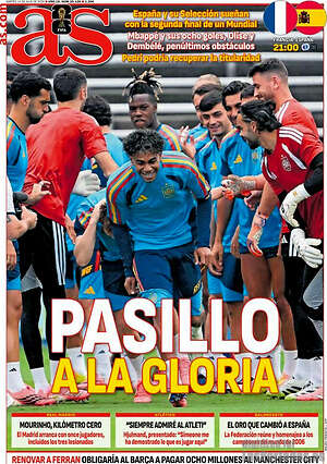 Portada diario AS