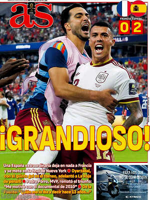 Portada diario AS