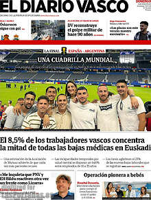 Periodico El Diario Vasco