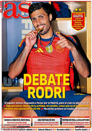 Portada diario AS