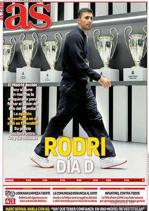Portada diario AS