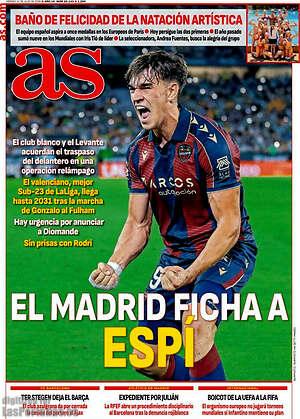 Portada diario AS